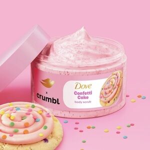 Dove x Crumbl Confetti Cake Body Scrub